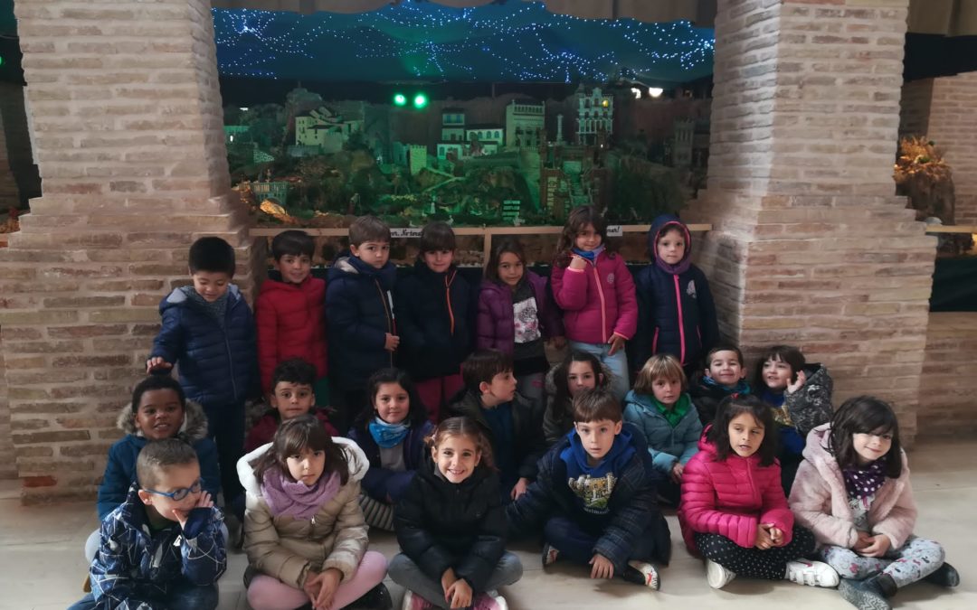 LOS NIÑOS DE 5 AÑOS VISITAMOS BELENES