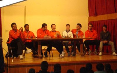El CAI Voleibol Teruel visitó nuestro Colegio