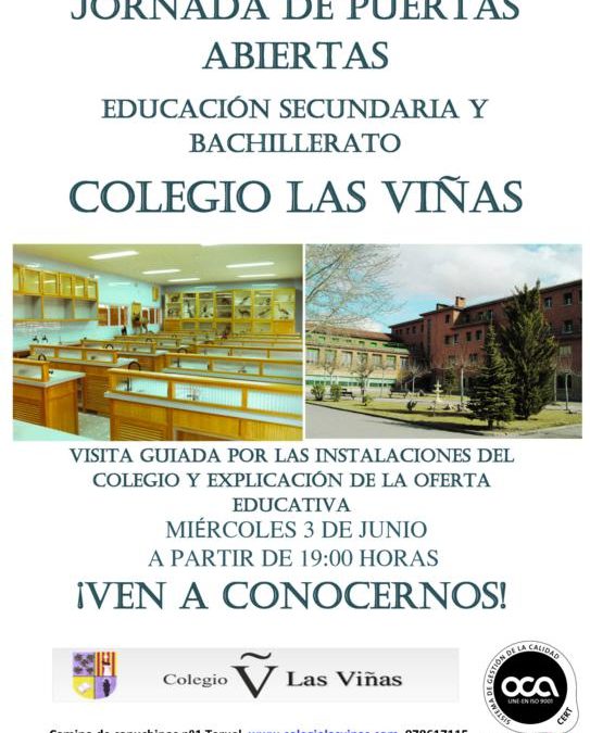 JORNADA DE PUERTAS ABIERTAS ESO Y BACHILLERATO