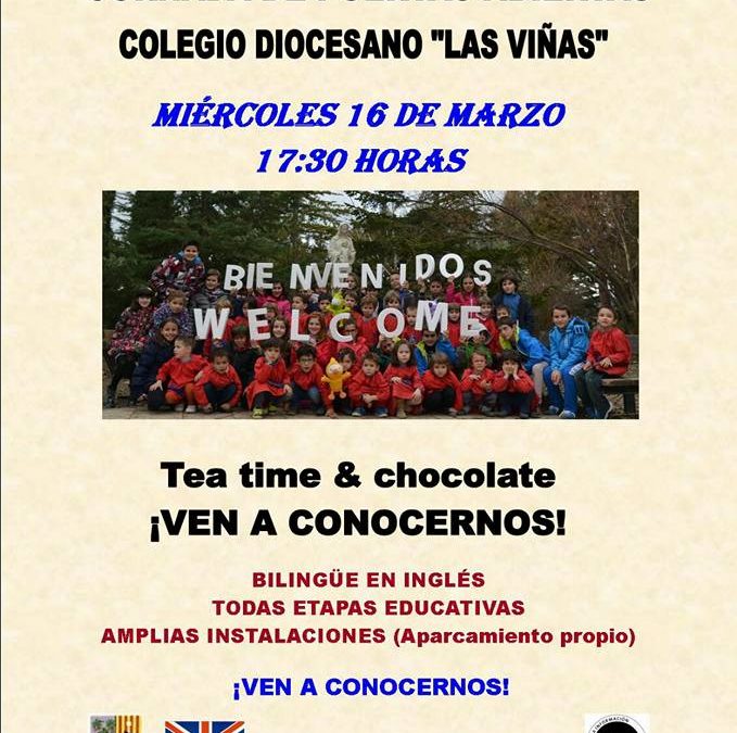 JORNADA DE PUERTAS ABIERTAS PARA INFANTIL Y PRIMARIA