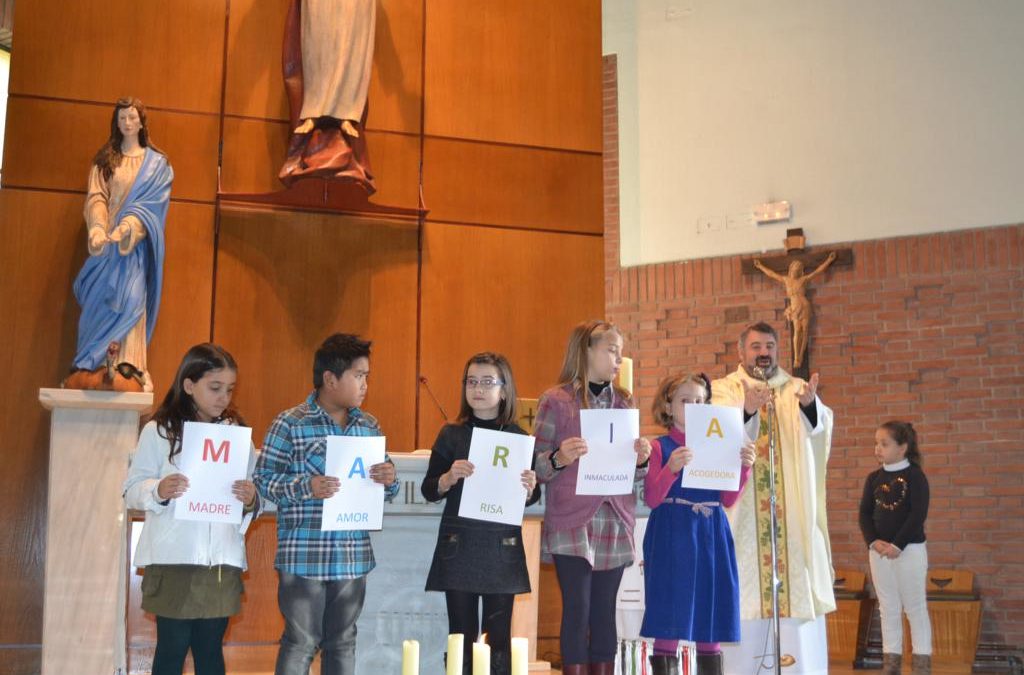 CELEBRACIÓN DE LA INMACULADA EN COLEGIO “LAS VIÑAS”