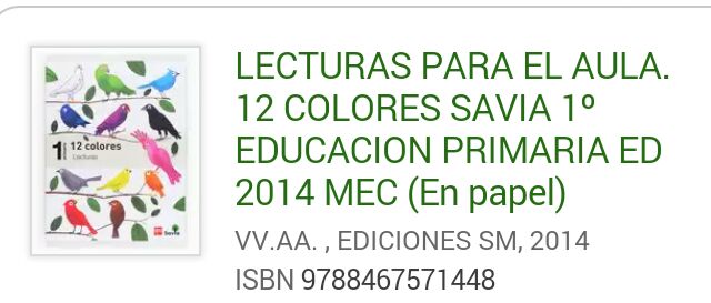 LIBRO DE LECTURA PRIMERO DE PRIMARIA
