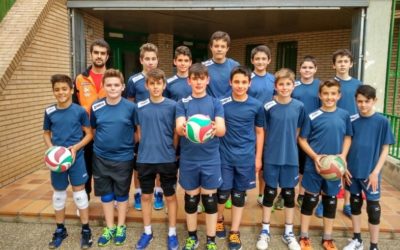 EL EQUIPO INFANTIL MASCULINO DE VOLEIBOL EN EL CAMPEONATEO DE ESPAÑA