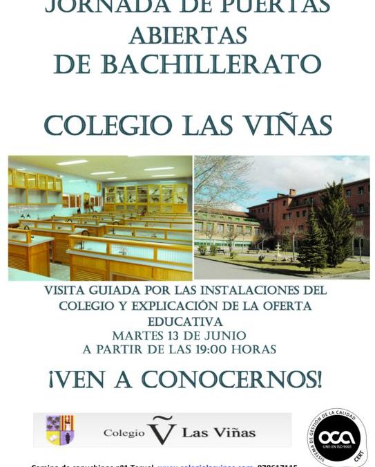 JORNADA DE PUERTAS ABIERTAS DE BACHILLERATO