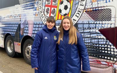 DOS ALUMNAS DEL COLEGIO CONCENTRADAS CON LA SELECCIÓN ARAGONESA DE FÚTBOL, SUB17