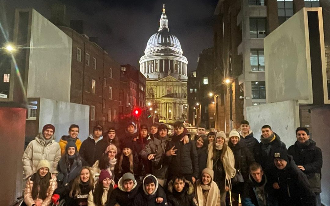 LOS ALUMNOS DE 1º DE BACHILLER EN LONDRES.