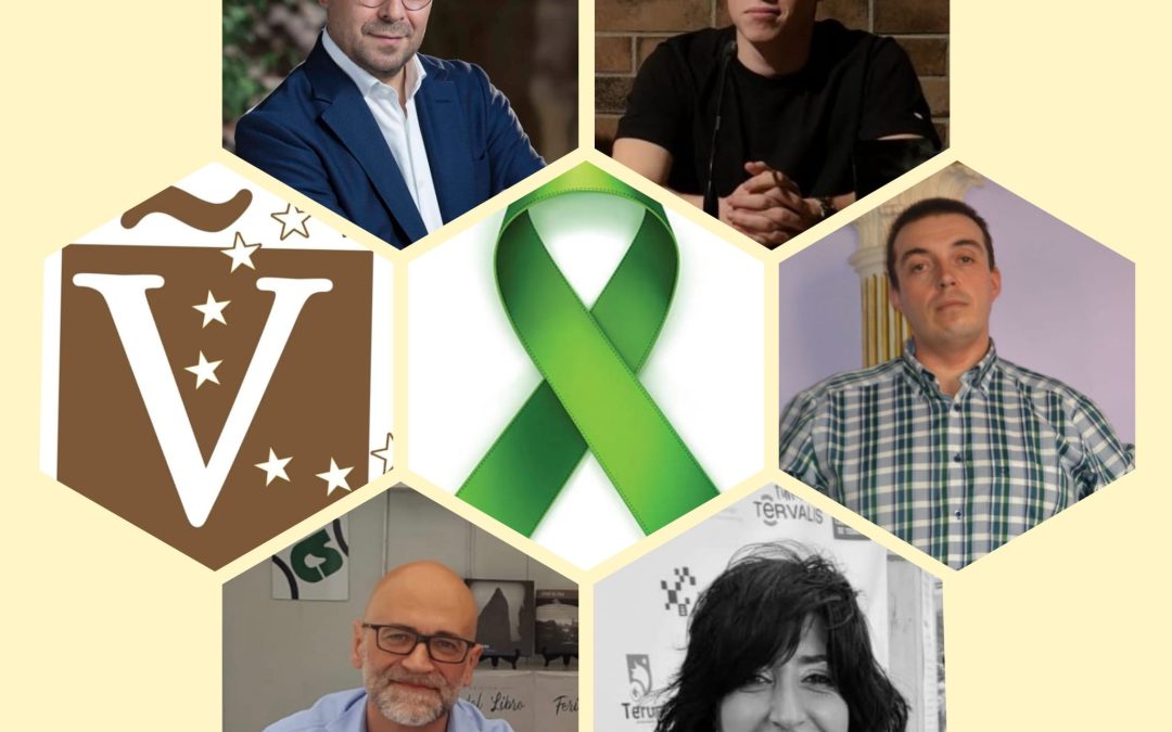 CINCO ESCRITORES TUROLENSES Y EL COLEGIO LAS VIÑAS “UNIDOS CONTRA EL CÁNCER”