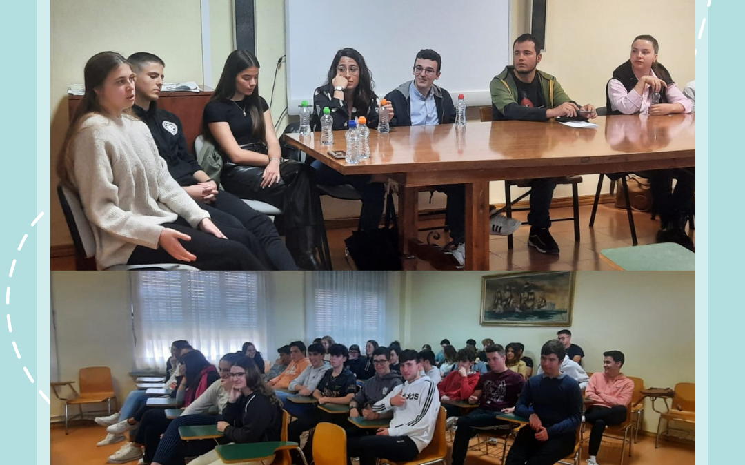 CHARLA DE EX ALUMNOS A NUESTROS ALUMNOS DE 2º BACHILLER