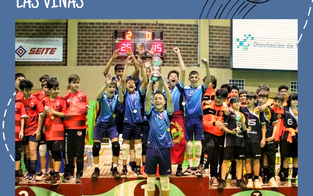 CAMPEONES DE ARAGÓN VOLEY INFANTILES!!!!