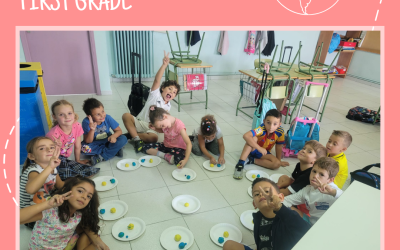 NUESTROS ALUMNOS DE 1º DE PRIMARIA APRENDEN DE UNA MANERA DIVERTIDA LA POSICIÓN DE LA TIERRA Y DEL SOL.