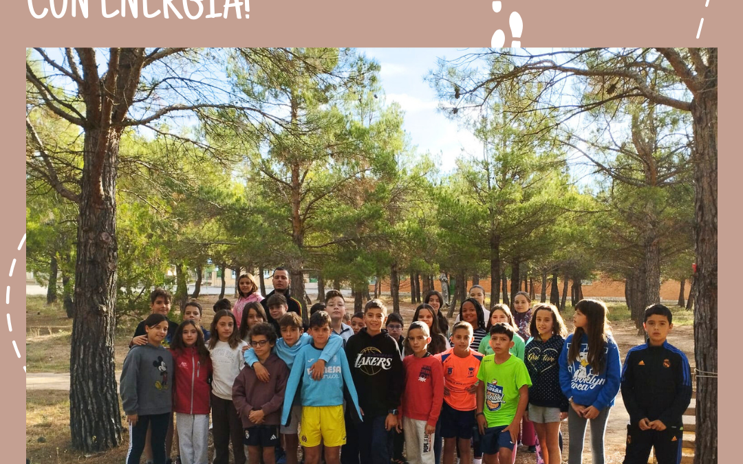 ALUMNOS DE 6º PRIMARIA COMIENZAN EL DÍA EN EL SENDERO DE NUESTRO COLEGIO.