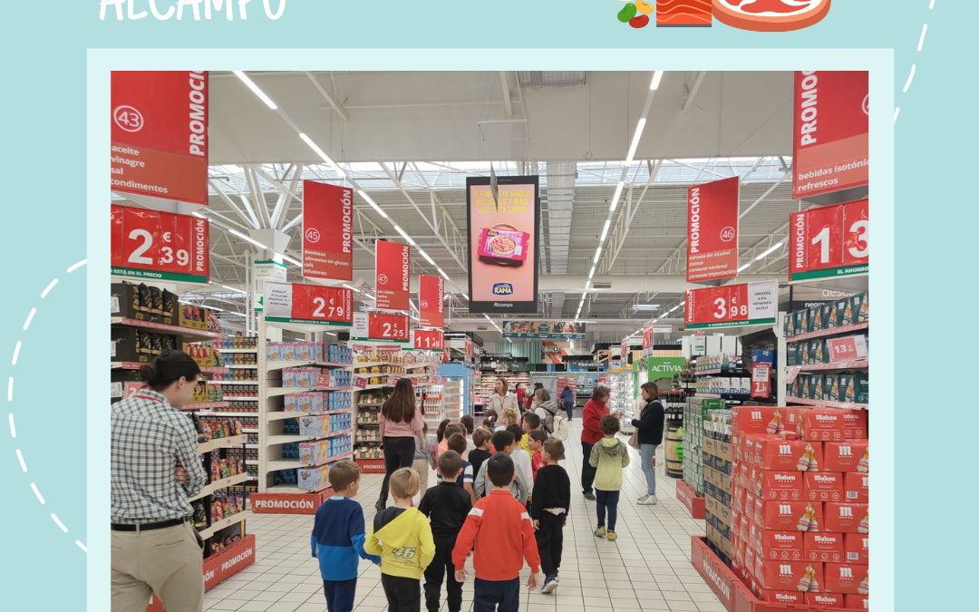 ALUMNOS DE 1º DE PRIMARIA VISITAN EL SUPERMERCADO ALCAMPO