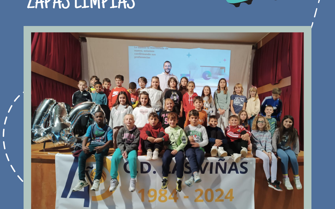 PROYECTO «ZAPAS LIMPIAS» DE NUESTRO EX ALUMNO ADRIÁN JARQUE